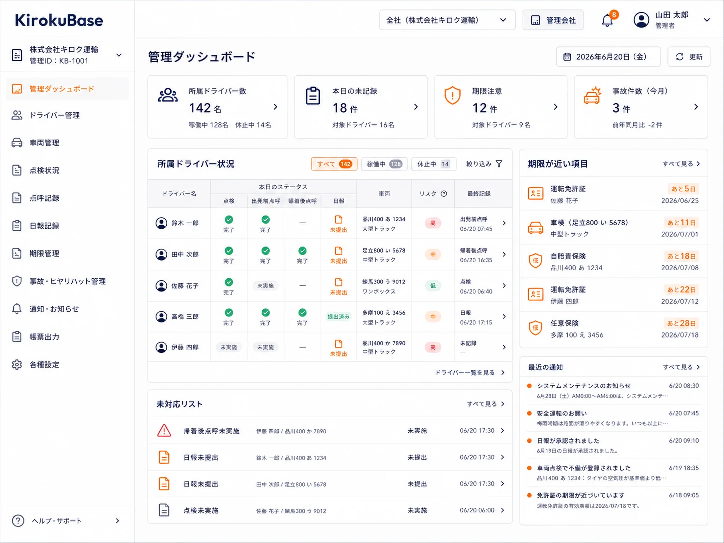 PC：管理会社の確認画面